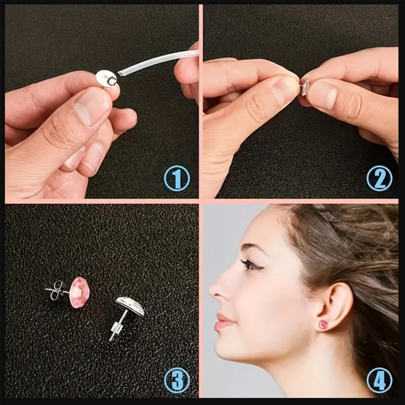 1 Set Box Ear Hook Single Loop - Jewelry Making Organizer Box 评论和价格