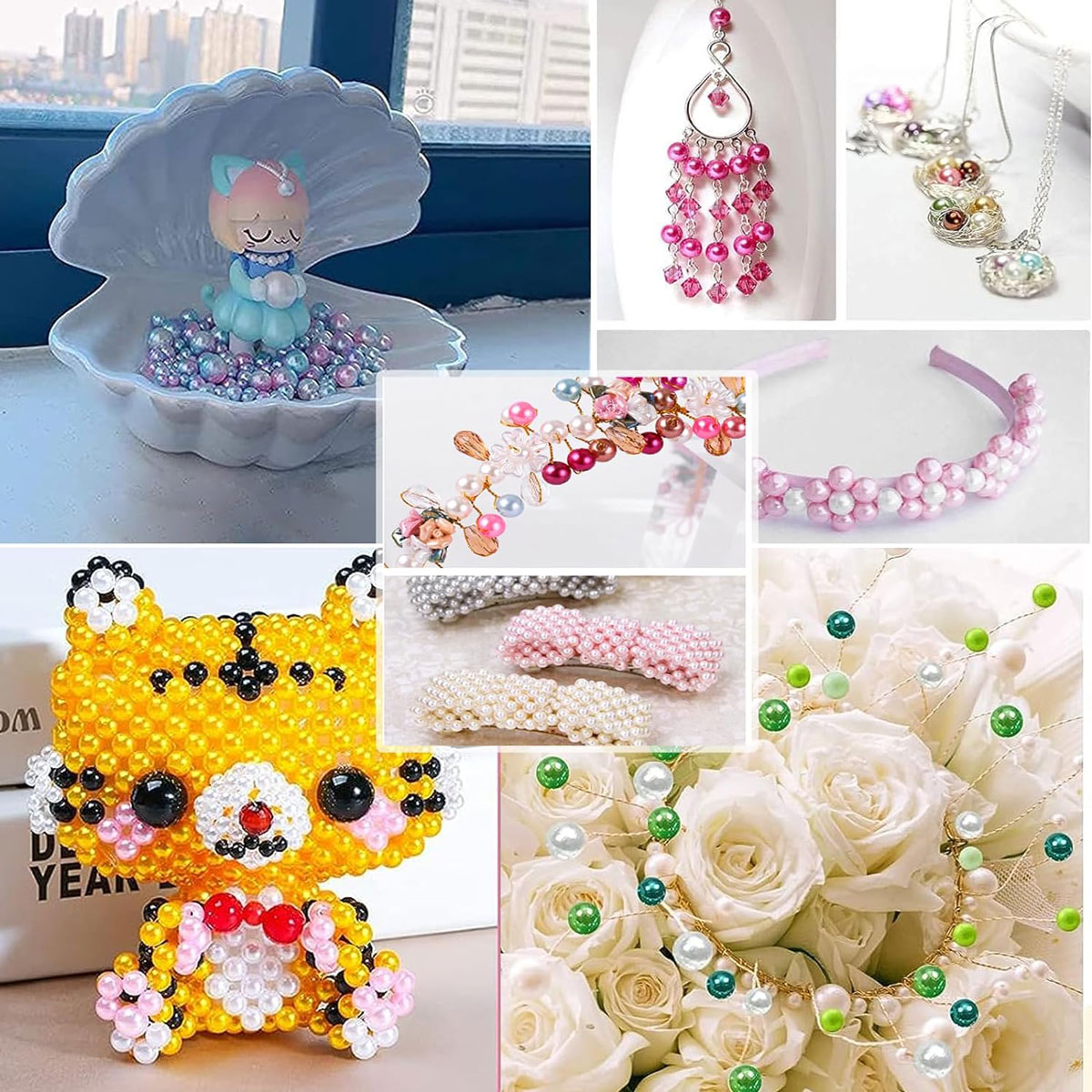 2400PCS 48 Compartments Pearl  - Jewelry Making Organizer Box 评论和价格