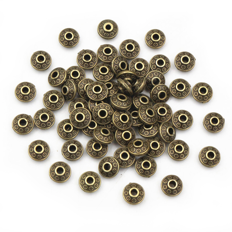 100pcs 6x6x3.5mm Bronze Antiqu - Eyepin Ball End 评论和价格